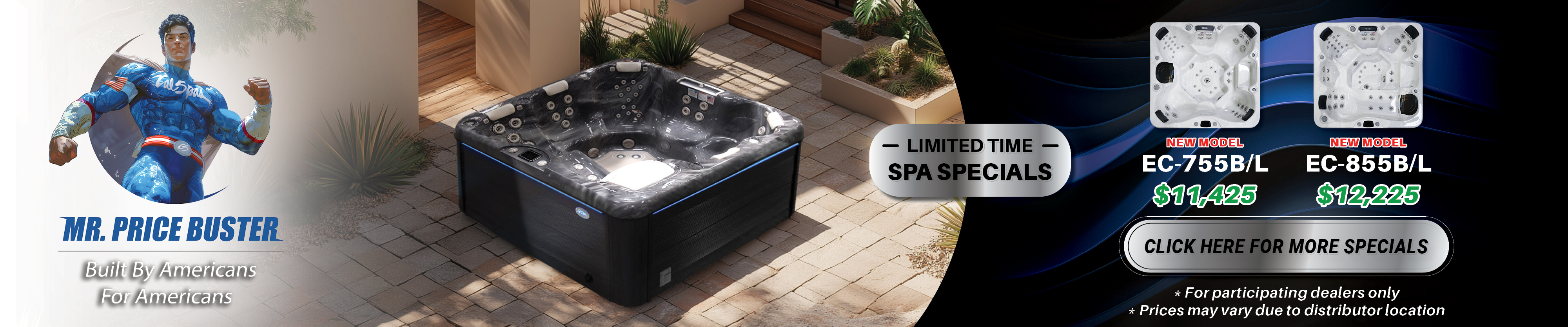 Calspas hot tub being used in a family setting - Mallorca